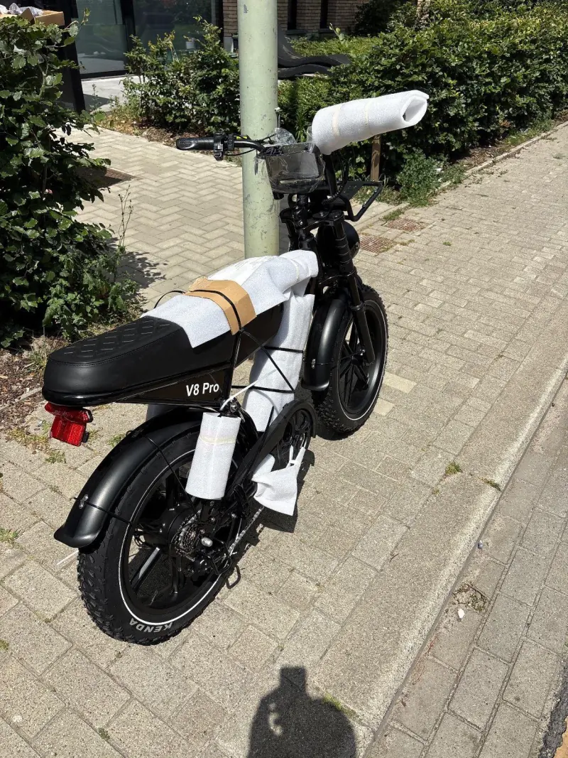 Afgeleverde fatbike bij de klant