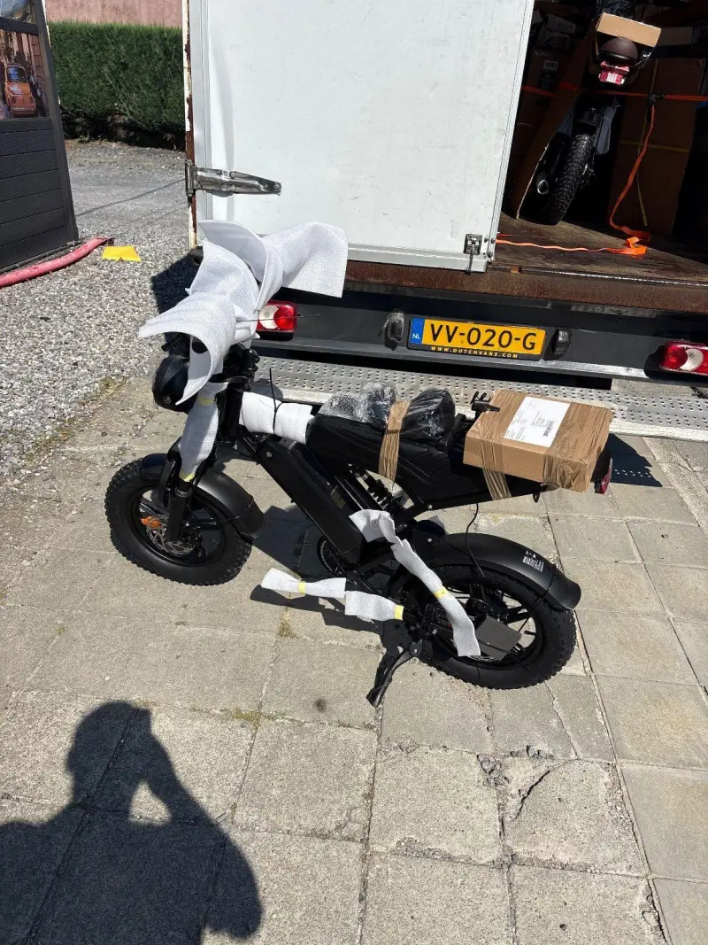 Afgeleverde fatbike bij de klant