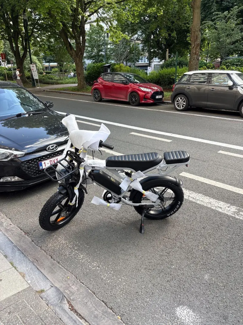 Afgeleverde fatbike bij de klant