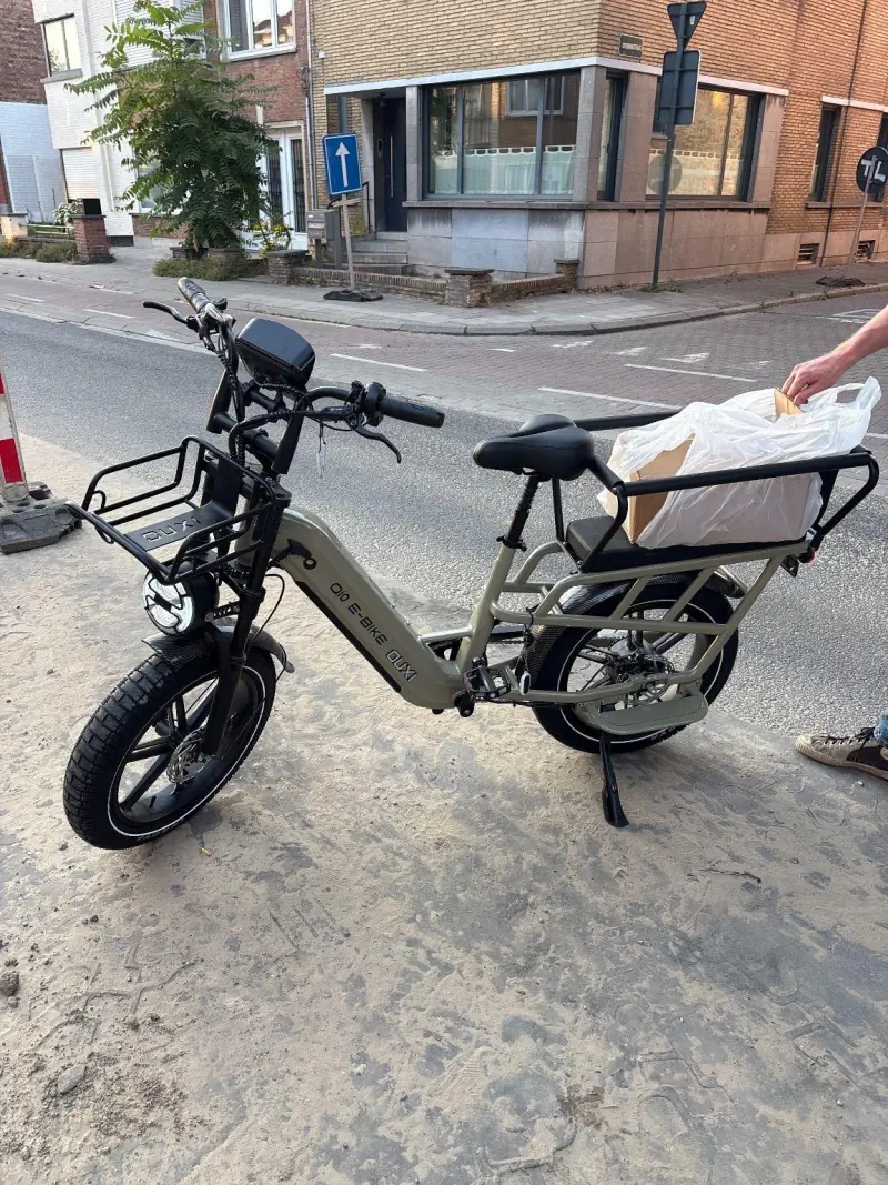 Afgeleverde fatbike bij de klant