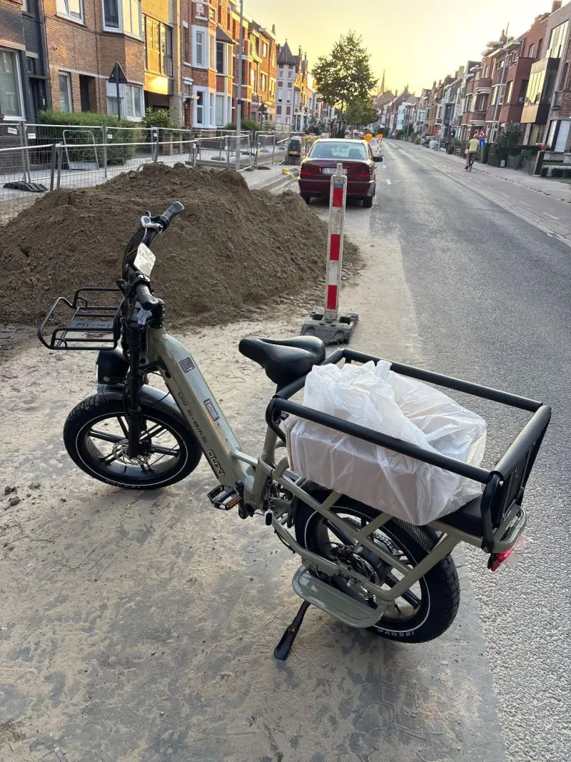 Afgeleverde fatbike bij de klant