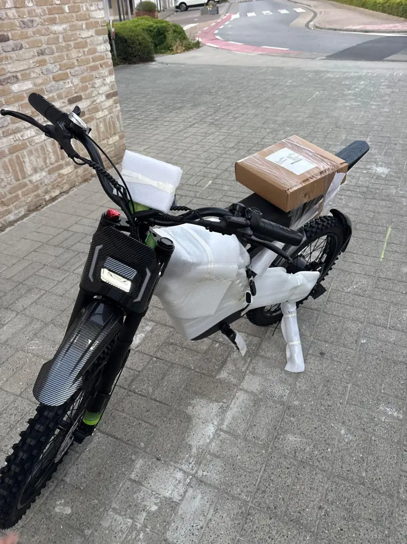 Afgeleverde fatbike bij de klant